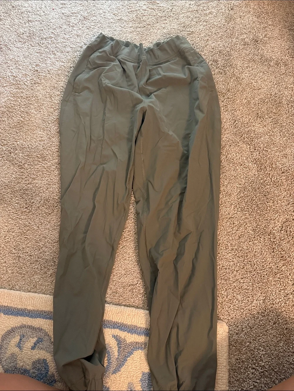 Women’s Olive Green Drawstring Jogger Pants
